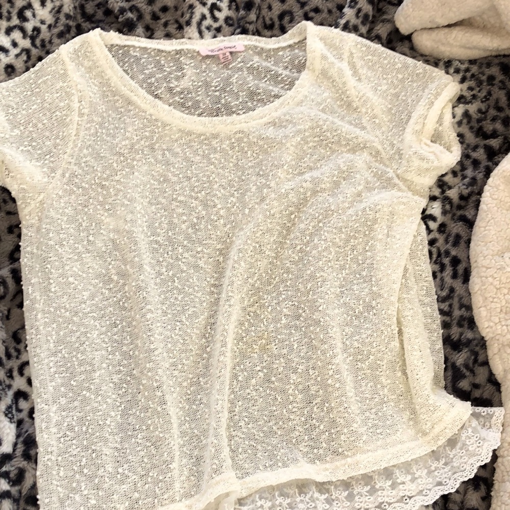 Vintage lace top